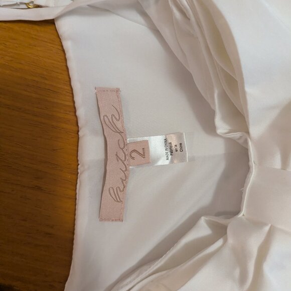 Hutch Dramatic Bow Tulle Mini Dress Size 2 - Picture 3 of 4